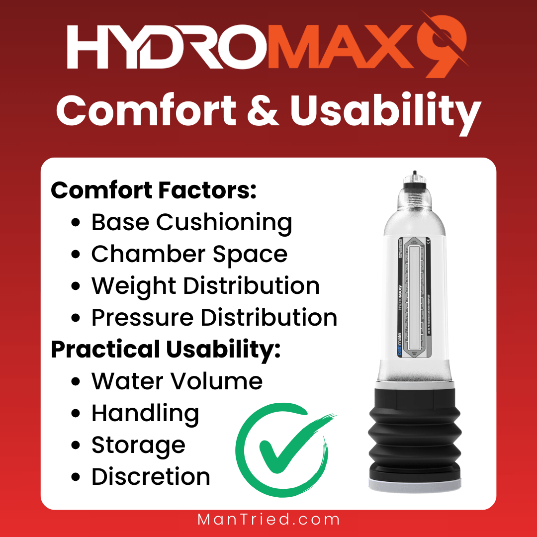 In-Depth Bathmate Hydromax9 Review: Results and Experience 5 Comfort and Usability