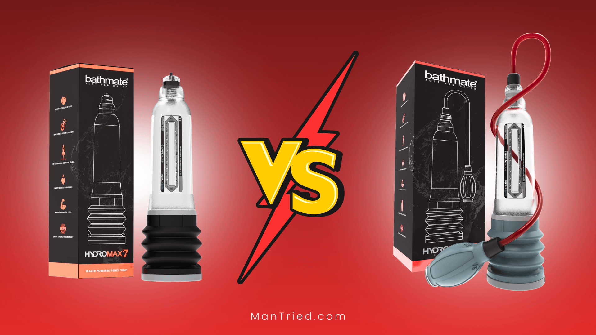 In-Depth Bathmate HydroXtreme7 Review: Results and Insights 5 HydroXtreme7 vs. Hydromax7